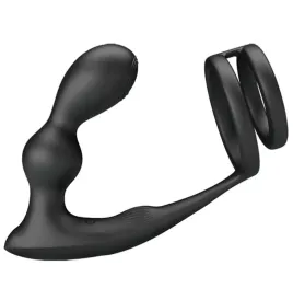 PRETTY LOVE - ANELLO PER PENE MARSHALL CON PLUG ANALE VIBRANTE CON TELECOMANDO
