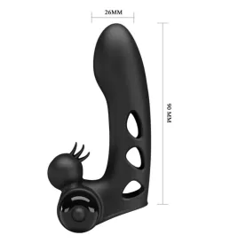 PRETTY LOVE - ORLANDO FUNDA DE DEDO VIBRADOR NEGRO