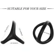 ARMONY - TRESOR DOUBLE SILICONE RING BLACK ARMONY - TRESOR DOUBLE SILICONE RING BLACK