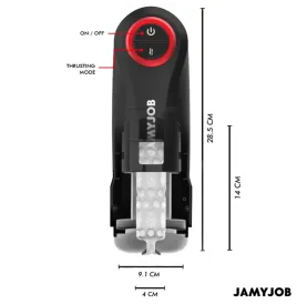 JAMYJOB - GRAVITY AUTOMATIC VAGINA MASTURBATOR 5 THRUSTING MODES AND SOUND EFFECT
