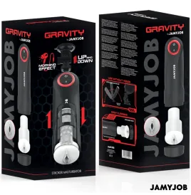 JAMYJOB - GRAVITY AUTOMATIC VAGINA MASTURBATOR 5 THRUSTING MODES AND SOUND EFFECT