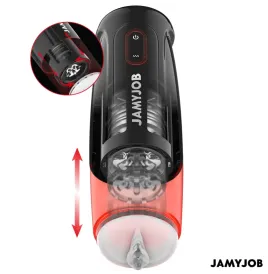 JAMYJOB - STORM AUTOMATIC VAGINAL MASTURBATOR WITH 10 MODES, ROTATION AND PUSHING