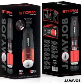 JAMYJOB - STORM AUTOMATISCHER VAGINALMASTURBATOR MIT 10 MODI, ROTATION UND DRUCKFUNKTION