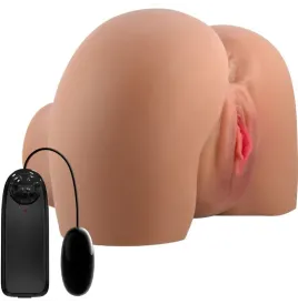 CRAZY BULL - MILA VIBRATOR BUTT WITH REALISTIC VAGINA AND ANUS CONTROL REMOTO
