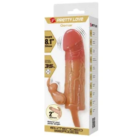 PRETTY LOVE - OSMAR PENIS SLEEVE VIBRATING CLITORIS STIMULATOR