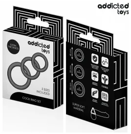 ADDICTED TOYS - SET SILIKONRINGE MODELL 1
