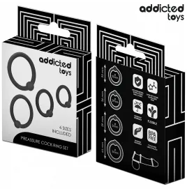 ADDICTED TOYS - LOT DANNEAUX EN SILICONE À PRESSION