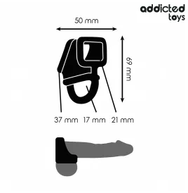 ADDICTED TOYS - ANNEAU POUR CAGE À PÉNIS