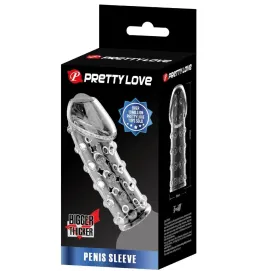 PRETTY LOVE - TIGHT AND VOLUMIZING PENIS SLEEVE TRANSPARENT