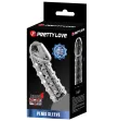 PRETTY LOVE - TIGHT AND VOLUMIZING PENIS SLEEVE TRANSPARENT PRETTY LOVE - TIGHT AND VOLUMIZING PENIS SLEEVE TRANSPARENT