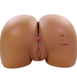 CRAZY BULL - WENDY REALISTISCHER WEIBLICHER PO-VIBRATOR UND SAUGER MIT TON 11 KG
