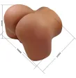 CRAZY BULL - WENDY REALISTIC FEMALE BUTT VIBRATOR AND SUCKER WITH SOUND 11 KG