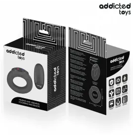 ADDICTED TOYS - HEATING EFFECT VIBRATING COCK RING REMOTE CONTROL