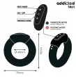 ADDICTED TOYS - ANILLO PENE VIBRADOR EFECTO CALOR CONTROL REMOTO ADDICTED TOYS - ANILLO PENE VIBRADOR EFECTO CALOR CONTROL REMOTO