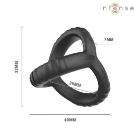 INTENSE - JOHN ANNEAU TRIPLE AJUSTABLE POUR LE PÉNIS MODÈLE 4