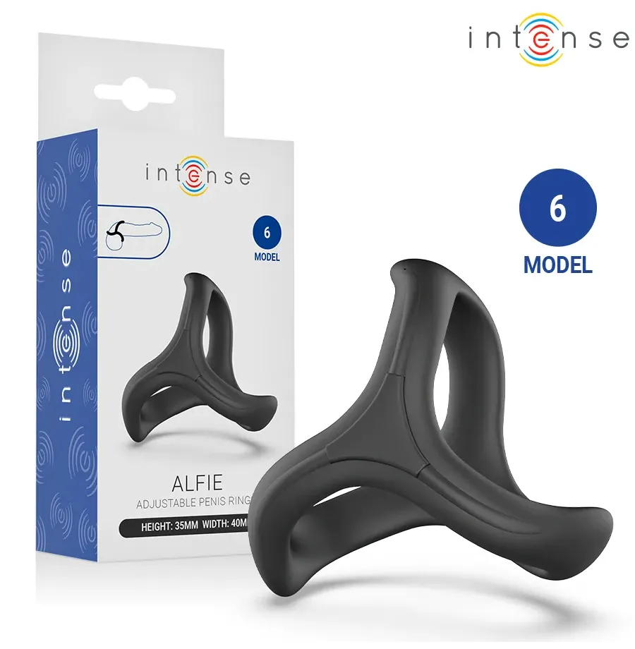 INTENSE - ALFIE ADJUSTABLE TRIPLE PENIS RING MODEL 6 INTENSE - ALFIE ADJUSTABLE TRIPLE PENIS RING MODEL 6