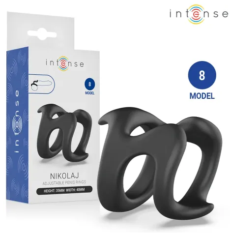 INTENSE - NIKOLAJ ADJUSTABLE PENIS RING MODEL 8