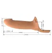 PRETTY LOVE - LANDON LIGHT-SKIN VIBRATING STRAP-ON PRETTY LOVE - LANDON LIGHT-SKIN VIBRATING STRAP-ON