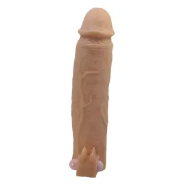 PRETTY LOVE - XERXES PENIS SLEEVE WITH CLITORAL STIMULATOR AND VIBRATION