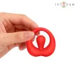 INTENSE - RUSSELL VIBRATING PENIS RING WITH CLITORIS STIMULATION RED