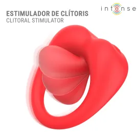 INTENSE - RUSSELL ANILLO VIBRADOR CON ESTIMULACIÓN DE CLÍTORIS ROJO