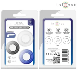 INTENSE - WICK SET DE 3 ANILLOS VARIOS COLORES
