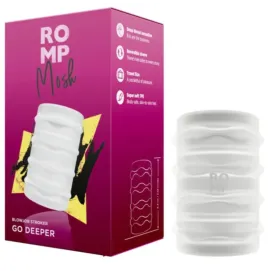 ROMP - MOSH TRANSPARENTER MÄNNERMASTURBATOR MIT 6 CM WENDBARER HÜLLE