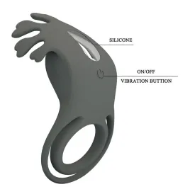 PRETTY LOVE - RECHARGEABLE VIBRATING RING WITH STIMULATOR
