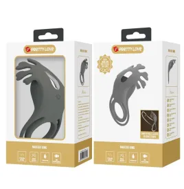 PRETTY LOVE - RECHARGEABLE VIBRATING RING WITH STIMULATOR