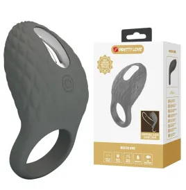 PRETTY LOVE – WIEDERAUFLADBARER, STRUKTURIERTER VIBRATIONSRING MIT STIMULATOR