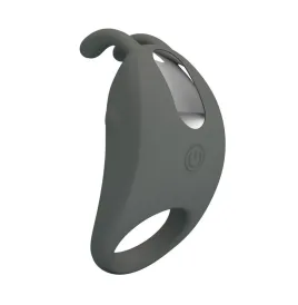 PRETTY LOVE - ANELLO VIBRANTE RICARICABILE CON STIMOLATORE A FORMA DI CONIGLIO