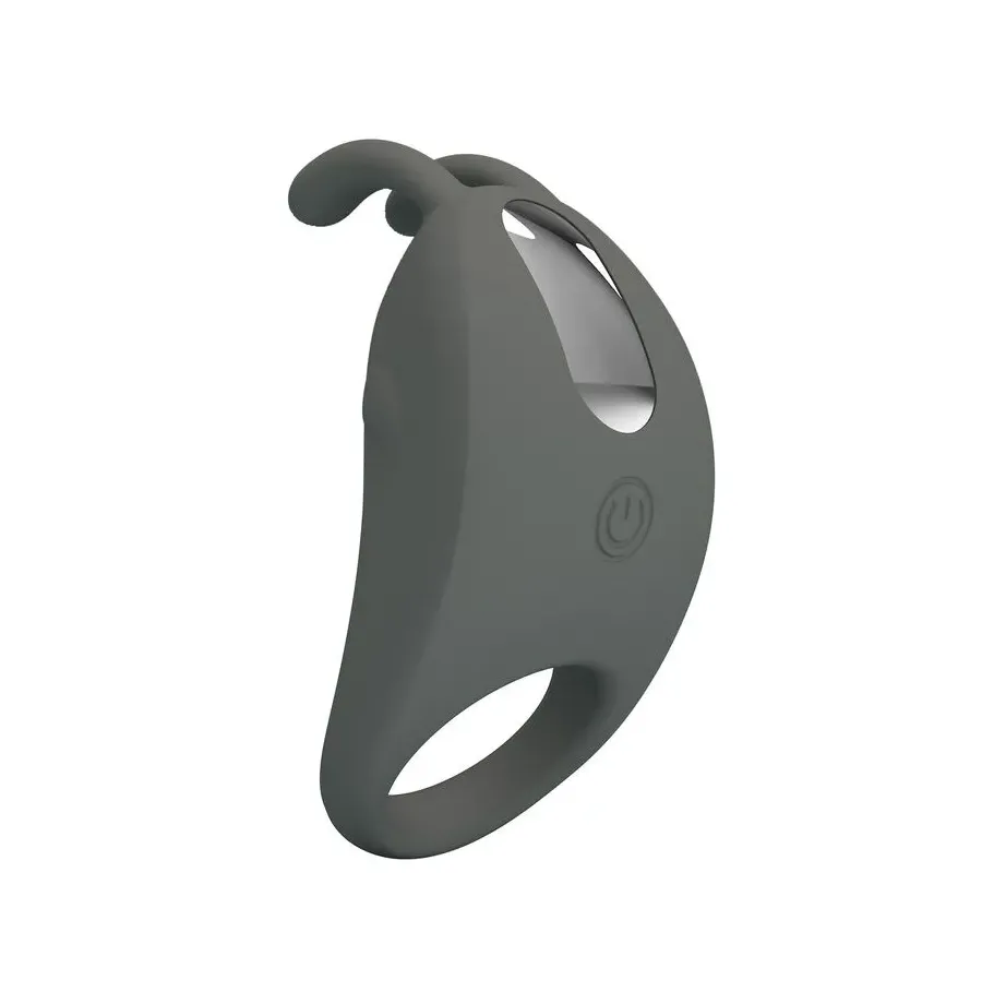 PRETTY LOVE - RECHARGEABLE VIBRATING RING WITH RABBIT STIMULATOR PRETTY LOVE - RECHARGEABLE VIBRATING RING WITH RABBIT STIMULATOR
