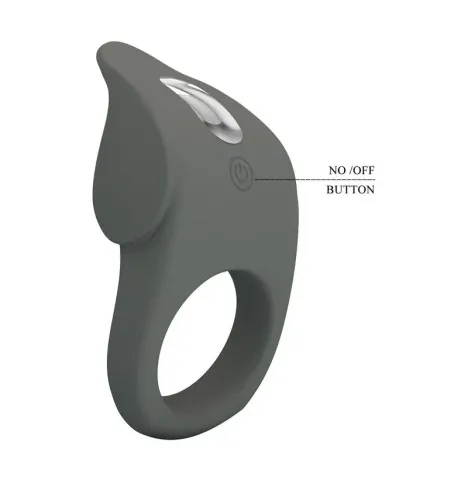 PRETTY LOVE - ANNEAU VIBRANT RECHARGEABLE EN SILICONE FLEXIBLE