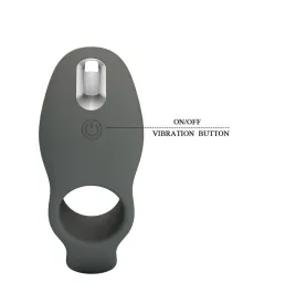 PRETTY LOVE - RECHARGEABLE VIBRATING RING WITH DUAL STIMULATION