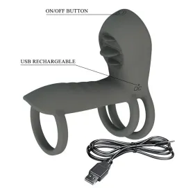 PRETTY LOVE - PEN SLEEVE WITH DUAL STIMULATION AND ORAL EFFECT