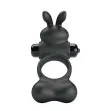 PRETTY LOVE - VIBRATING PENIS RING WITH BUNNY STIMULATOR 10 FUNCTIONS BLACK PRETTY LOVE - VIBRATING PENIS RING WITH BUNNY STIMULATOR 10 FUNCTIONS BLACK