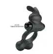 PRETTY LOVE – VIBRIERENDER PENISRING MIT HASE-STIMULATOR, 10 FUNKTIONEN, SCHWARZ PRETTY LOVE – VIBRIERENDER PENISRING MIT HASE-STIMULATOR, 10 FUNKTIONEN, SCHWARZ