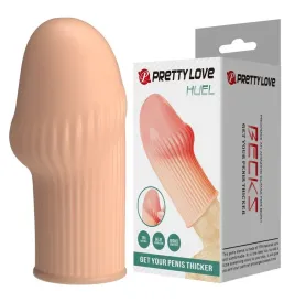 PRETTY LOVE - HUEL PENIS SLEEVE PER UN PENE PIÙ SPESSO E UN COLORE CARNE