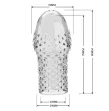 PRETTY LOVE - GEEKS PENIS SLEEVE GET YOUR PENIS THICKER TRANSPARENT PRETTY LOVE - GEEKS PENIS SLEEVE GET YOUR PENIS THICKER TRANSPARENT