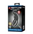 PRETTY LOVE - GOODWIN ANELLO PER PENE DOPPIO VIBRANTE RICARICABILE NERO PRETTY LOVE - GOODWIN ANELLO PER PENE DOPPIO VIBRANTE RICARICABILE NERO