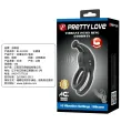 PRETTY LOVE - GOODWIN ANELLO PER PENE DOPPIO VIBRANTE RICARICABILE NERO PRETTY LOVE - GOODWIN ANELLO PER PENE DOPPIO VIBRANTE RICARICABILE NERO