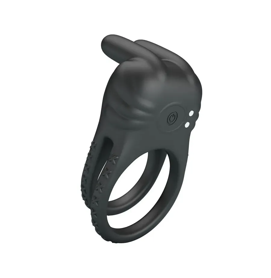 PRETTY LOVE - SINI ANNEAU PÉNIS VIBRANT RECHARGEABLE 10 FONCTIONS NOIR PRETTY LOVE - SINI ANNEAU PÉNIS VIBRANT RECHARGEABLE 10 FONCTIONS NOIR