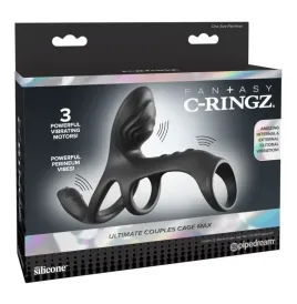 FANTASY C-RINGZ - ANILLO VIBRADOR PARA PAREJAS ULTIMATE COUPLES CAGE MAX 19.5 CM
