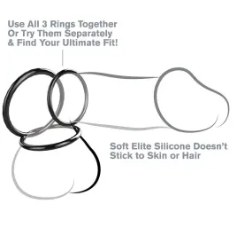 FANTASY C-RINGZ - SET 3 ANELLI STAMINA IN SILICONE