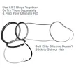 FANTASY C-RINGZ - SILICONE 3 ANNEAUX STAMINA SET FANTASY C-RINGZ - SILICONE 3 ANNEAUX STAMINA SET