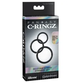FANTASY C-RINGZ - SET 3 ANELLI STAMINA IN SILICONE