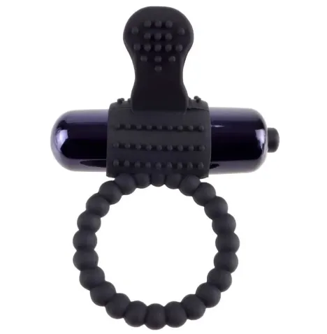 FANTASY C-RINGZ - ANELLO VIBRANTE IN SILICONE NERO