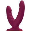 FUN FACTORY - RYDE DOUBLE GODEMICHET ROUGE VIN FUN FACTORY - RYDE DOUBLE GODEMICHET ROUGE VIN