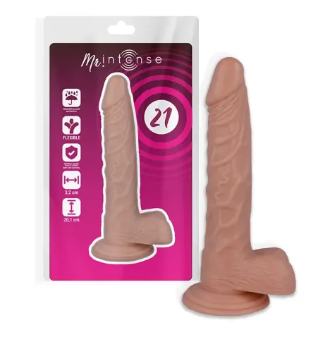 MR INTENSE - 21 REALISTIC COCK 20.1 CM -O- 3.2 CM