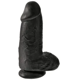 KING COCK - PÉNIS RÉALISTE CHUBBY 23 CM NOIR